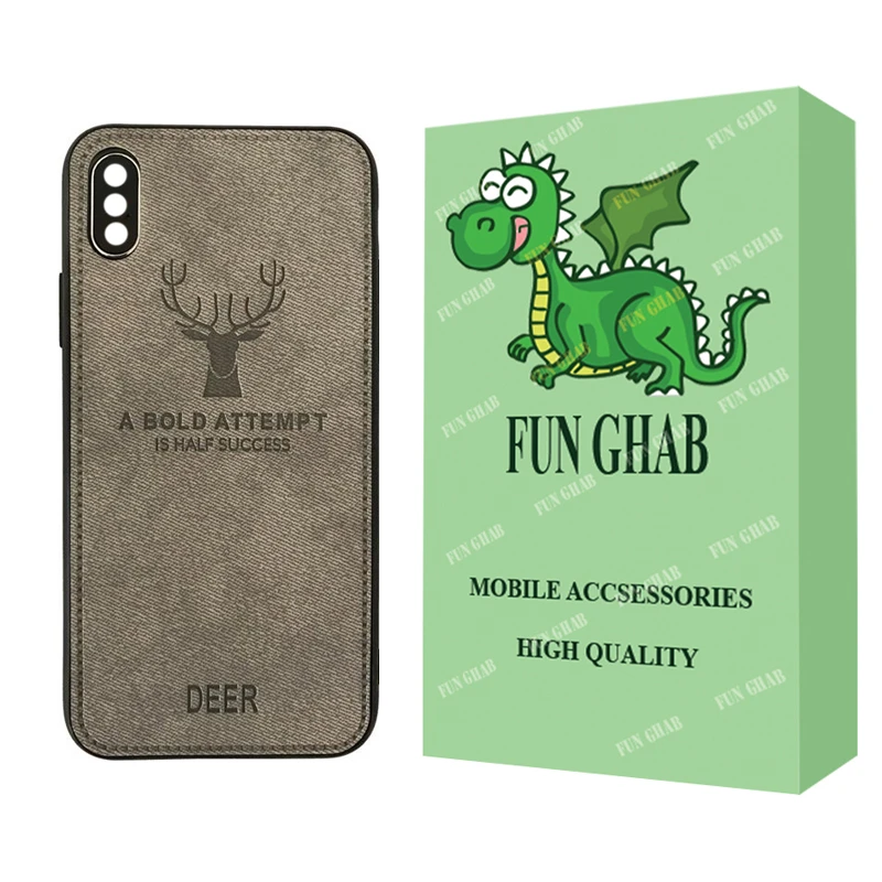 کاور فان قاب مدل گوزنی مناسب برای گوشی موبایل اپل iPhone X / XS