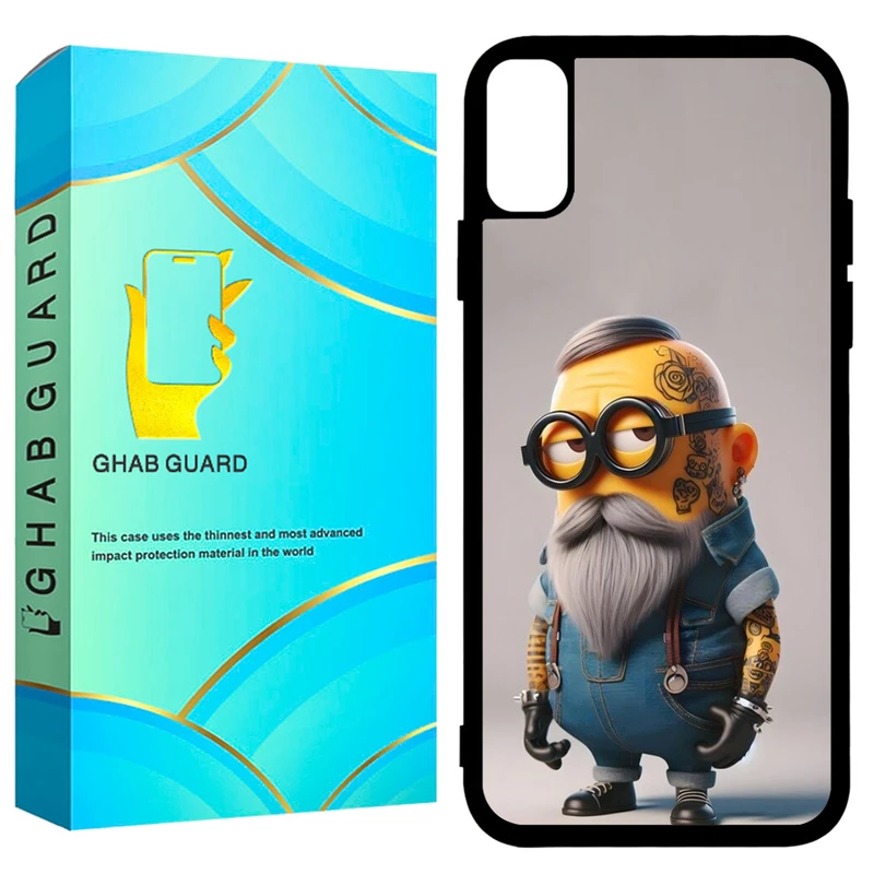 کاور قاب گارد طرح مینیون مدل GCHPX مناسب برای گوشی موبایل اپل iPhone X / XS