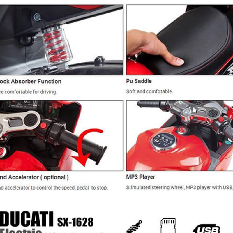 موتور شارژی مدل DUCATI SX-1628