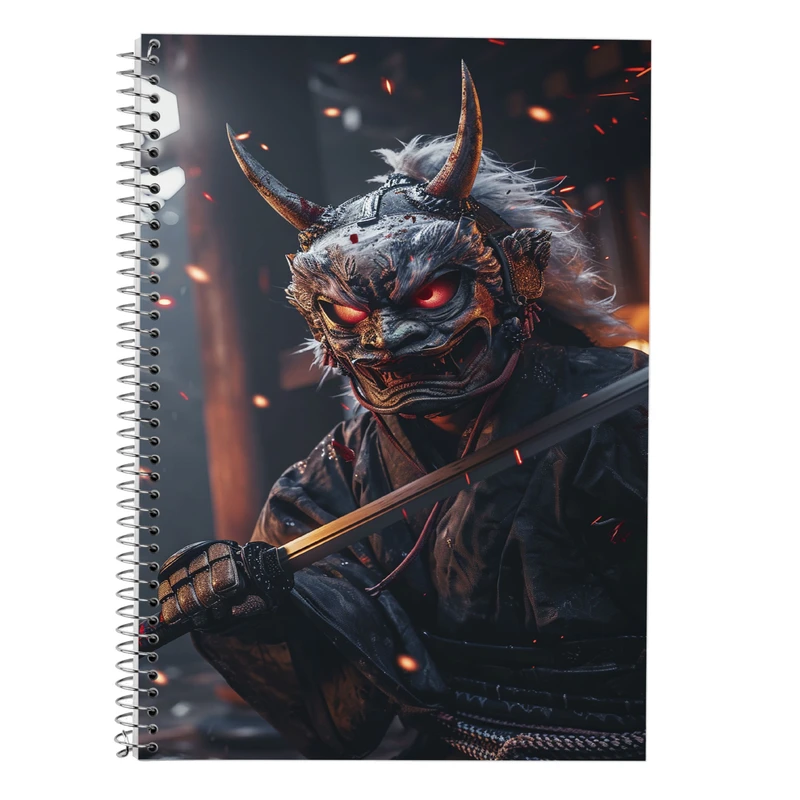 دفتر زبان 50 برگ مدوپد مدل دو خط طرح حیوانات جنگجو کد DF14766