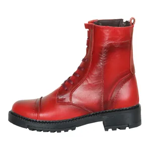 نیم بوت زنانه ست کالکشن مدل 20-20 رنگ قرمز