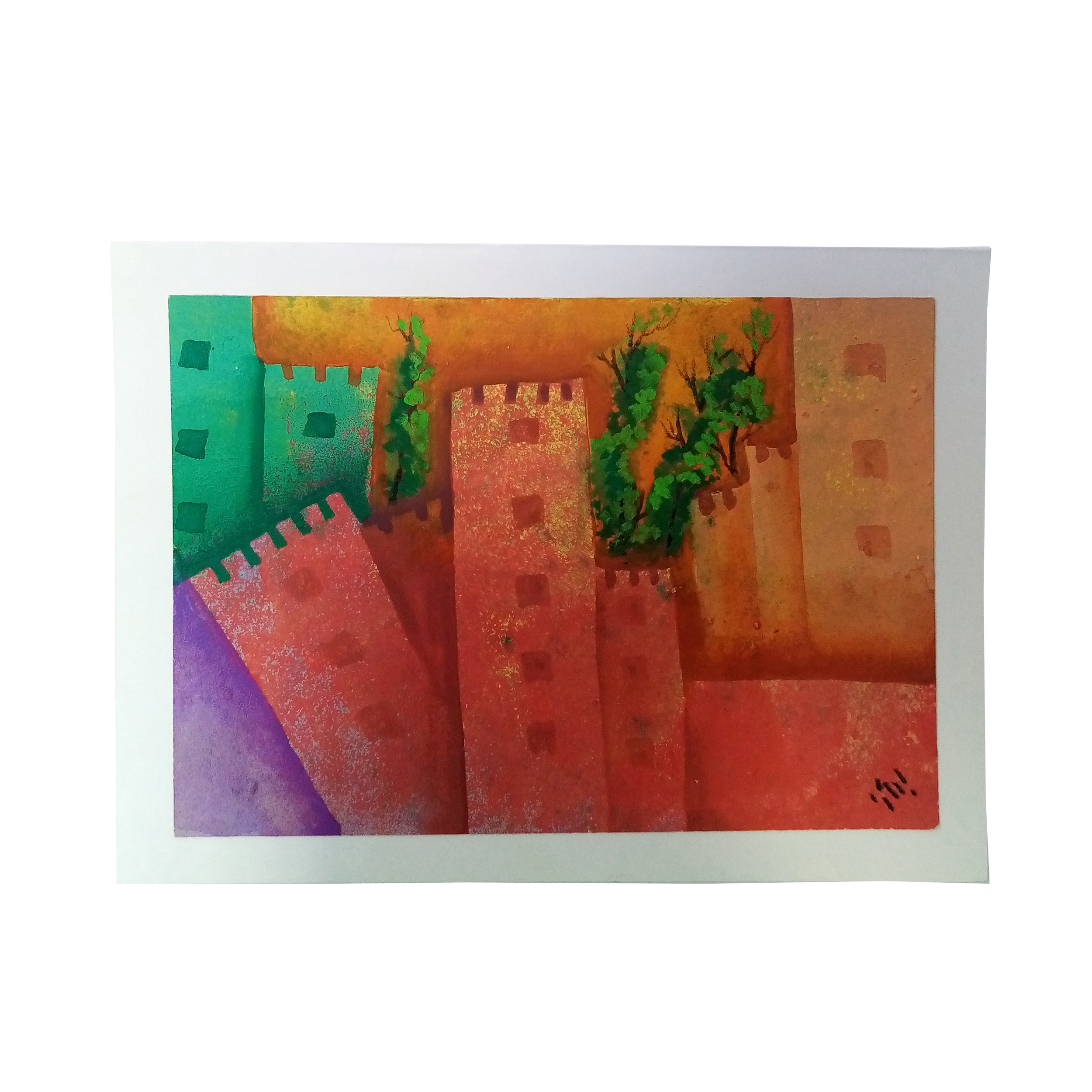 کارت پستال مدل نقاشی کد A4