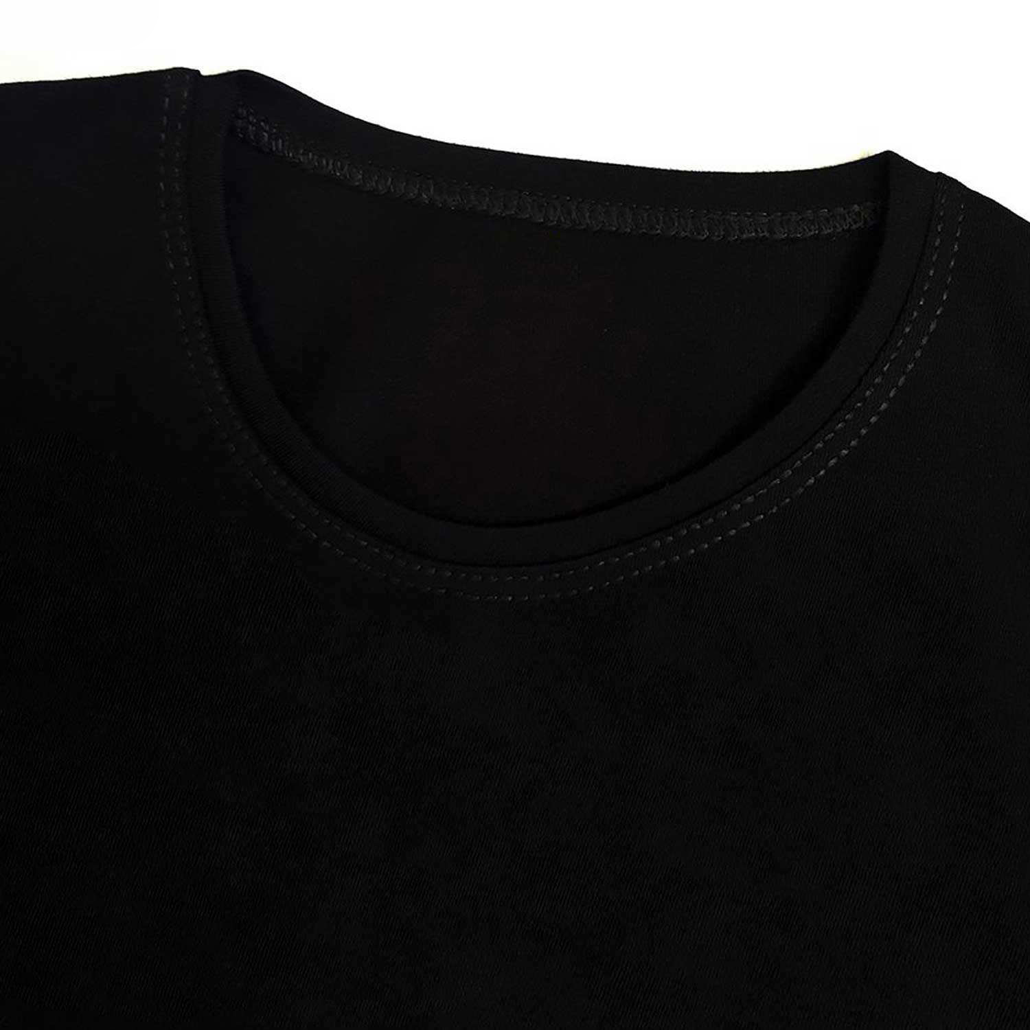 تی شرت آستین کوتاه زنانه مدل پلنگ سیاه کد tme121