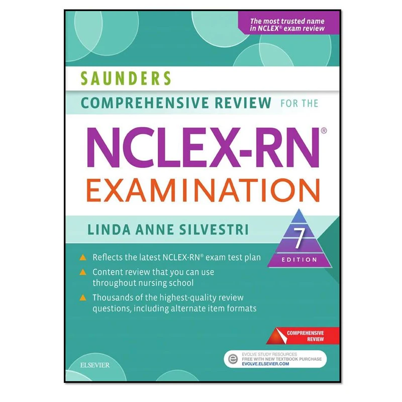 کتاب Saunders Comprehensive Review for the NCLEX-RN Examination 2018 اثر Linda Anne Silvestri and Angela Elizabeth Silvestri انتشارات مؤلفین طلایی