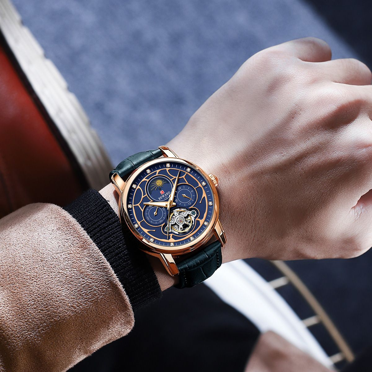 ساعت مچی عقربهای مردانه ریوارد مدل 33005M - - 8