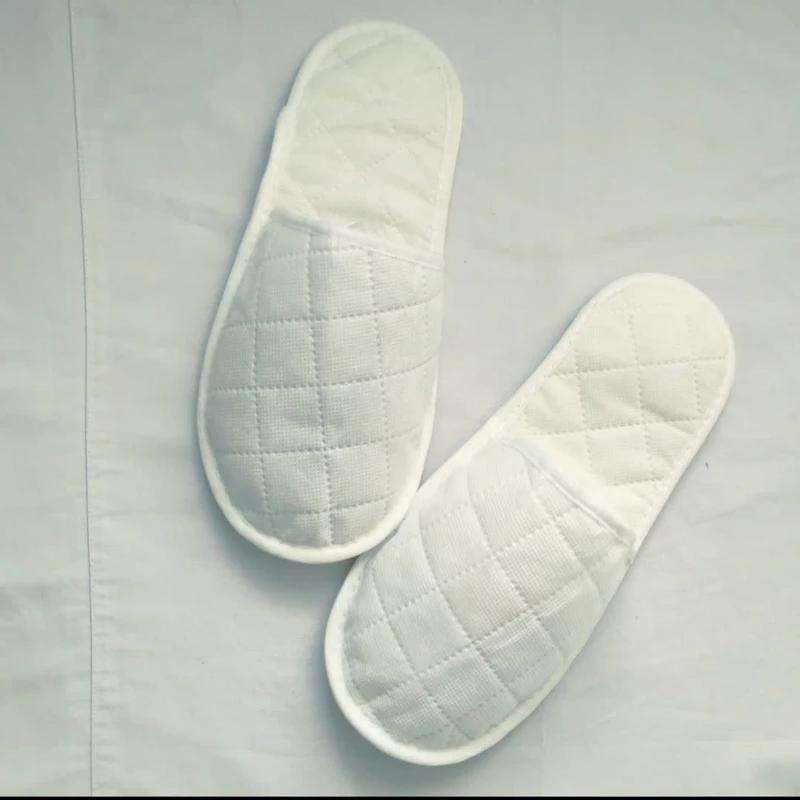 عکس شماره 4 : دمپایی یکبار مصرف مدل هتلی رز شطرنجی بسته 10 عددی