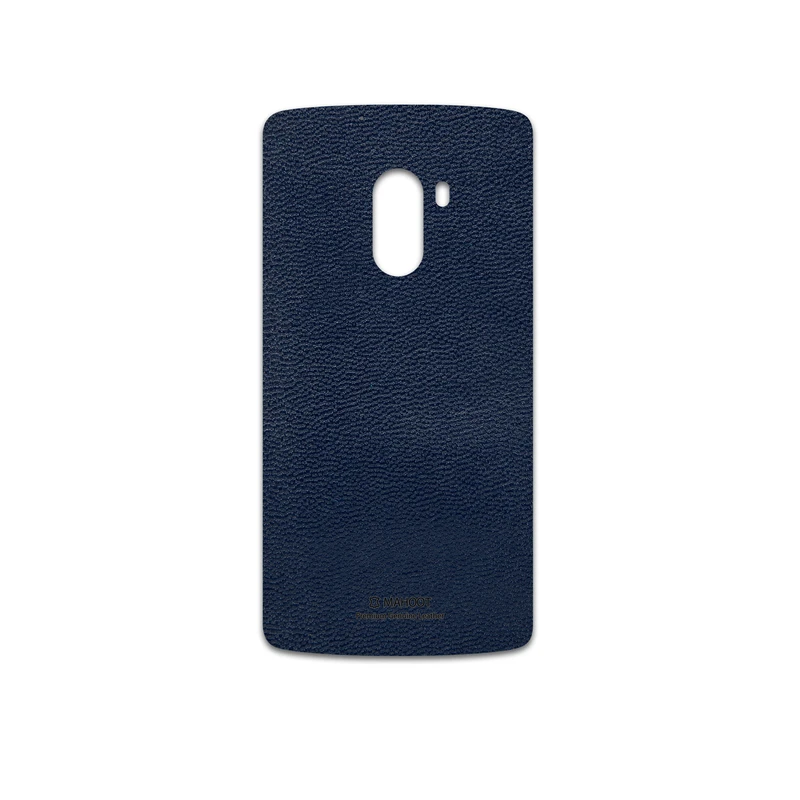 برچسب پوششی ماهوت مدل Deep-Blue-Leather مناسب برای گوشی موبایل لنوو A7010