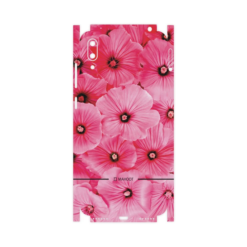 برچسب پوششی ماهوت مدل Pink-Flower-FullSkin مناسب برای گوشی موبایل هوآوی Y7 Pro 2019