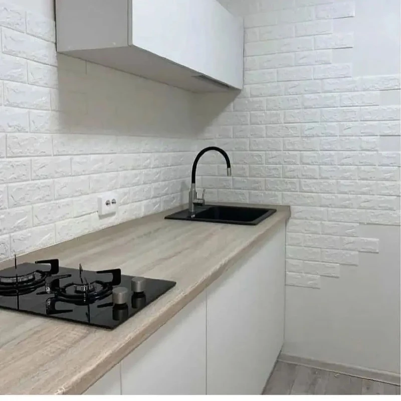 عکس شماره 6 : دیوارپوش مدل فومی پشت چسب دار برند انزو دیزاین بسته 10 عددی