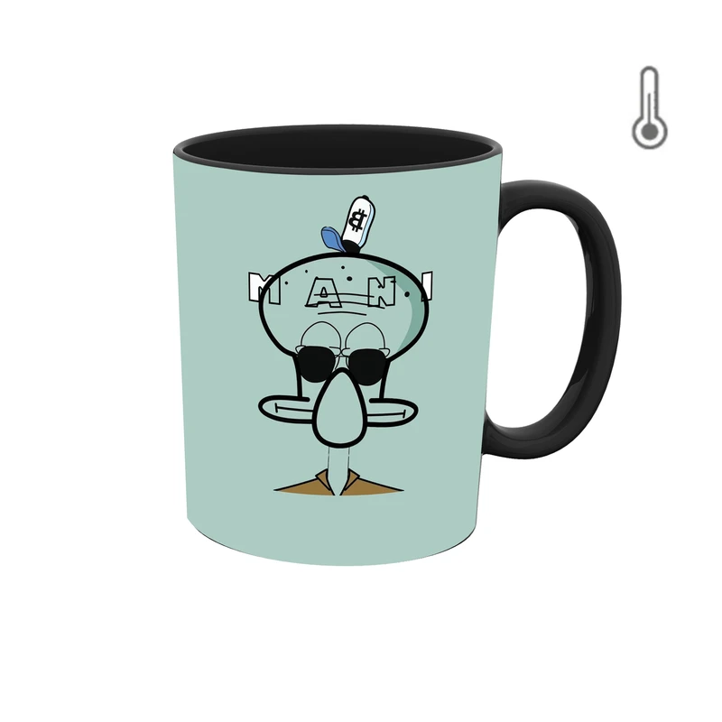 ماگ حرارتی طرح اسم مانی مدل اختاپوس