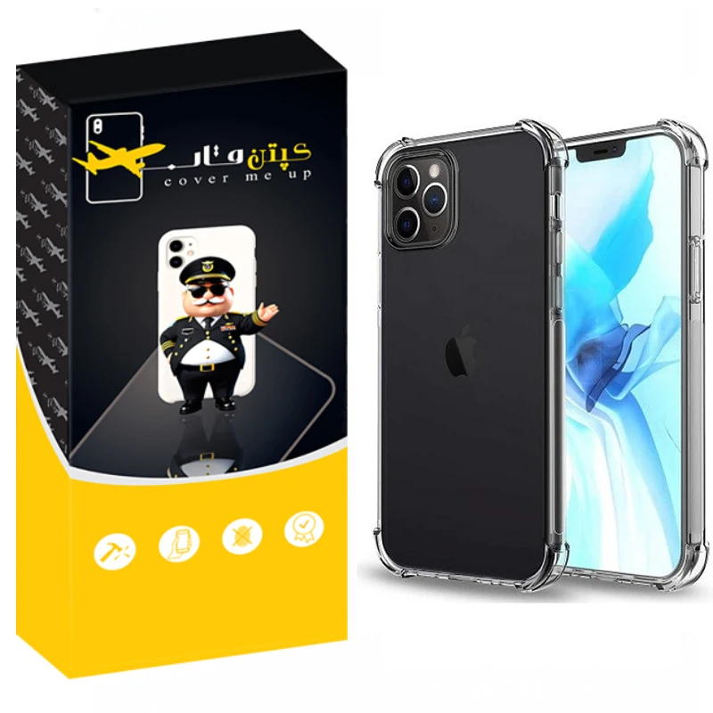 کاور کپتن قاب مدل Crystal مناسب برای گوشی موبایل اپل Iphone 11 Pro Max