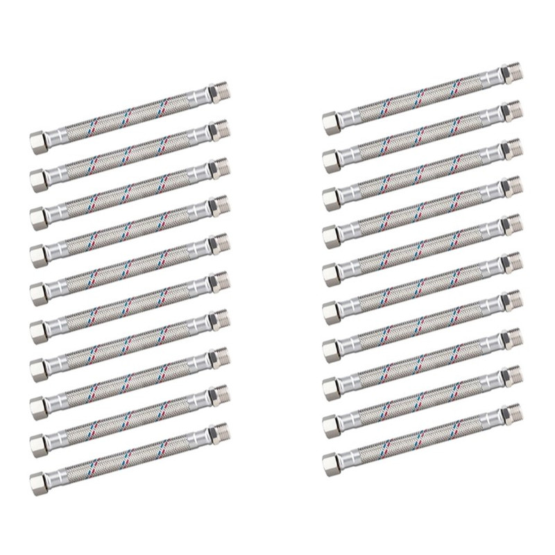 شلنگ پکیج مدل حصیری مهره برنجی  3/4بسته 20عددی