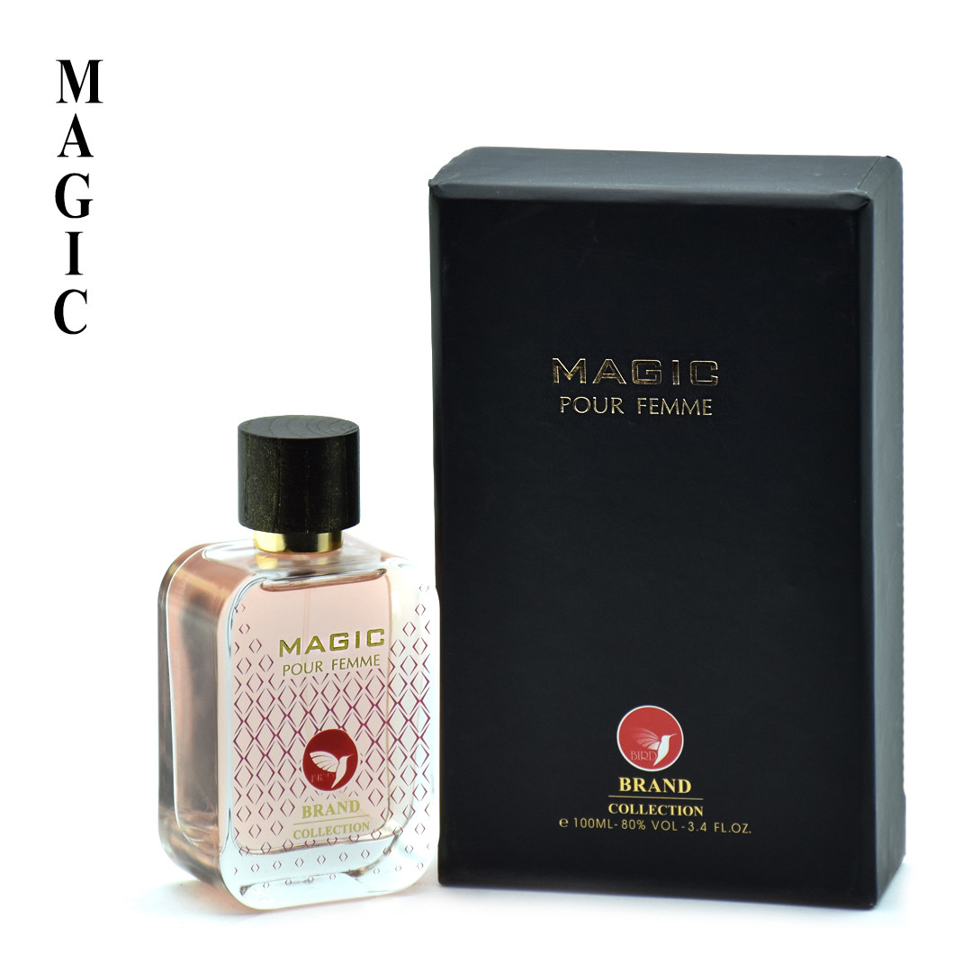 ادو پرفیوم زنانه برد برند کالکشن مدل MAGIC حجم 100 میلی لیتر ادو پرفیوم زنانه برد برند کالکشن مدل MAGIC حجم 100 میلی لیتر