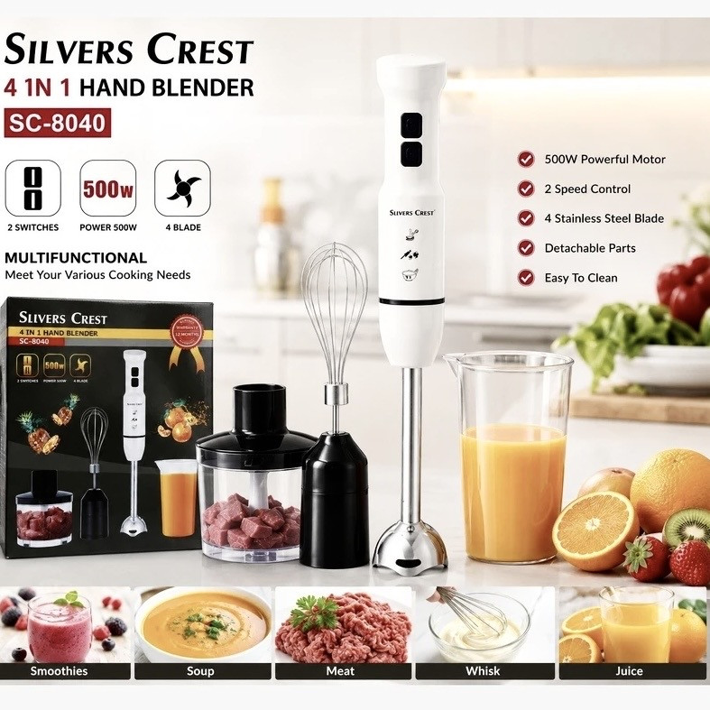 گوشت کوب برقی 500 وات سیلور کرست مدل SC8040