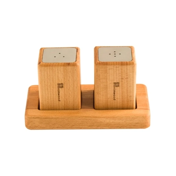 ست نمک‌پاش و فلفل‌پاش مدل مربعی کد NM102