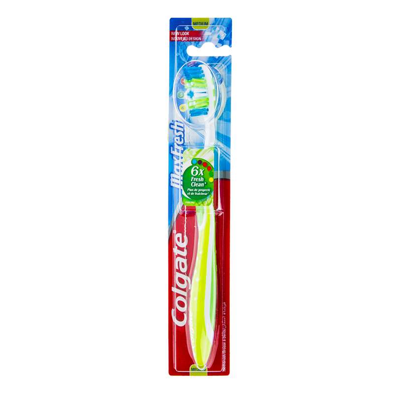 مسواک کلگیت مدل Max Fresh با برس متوسط مسواک کلگیت مدل Max Fresh با برس متوسط