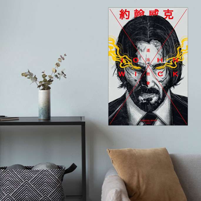 پوستر گوفی مدل والپیپر جان ویک تحت تعقیب در ژاپن طرح John Wick Wanted Japan کد JPN48 پوستر گوفی مدل والپیپر جان ویک تحت تعقیب در ژاپن طرح John Wick Wanted Japan کد JPN48