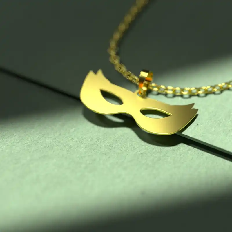 گردنبند طلا 18 عیار زنانه مدوپد مدل هالووین کد G3-1-1211