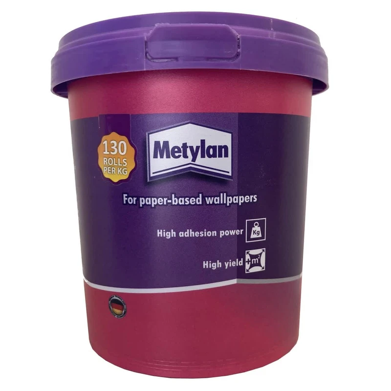 چسب کاغذ دیواری هنکل مدل Metylan وزن 400 گرم