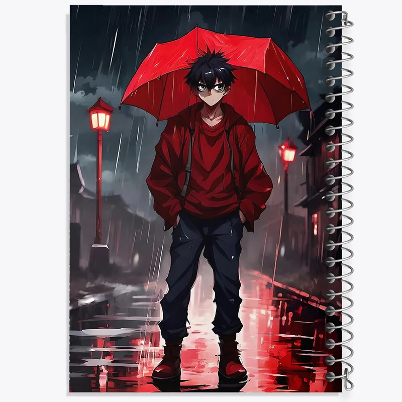 دفتر لیست خرید 50 برگ خندالو طرح پسر انیمه ای کد N1277