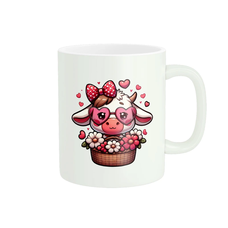 ماگ پاد آفرین مدل عشق طرح کارتونی کیوت کد PM1604