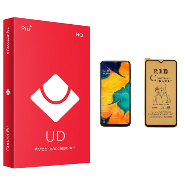 محافظ صفحه نمایش سرامیکی یو دی مدل +PRO مناسب برای گوشی موبایل سامسونگ Galaxy A40s