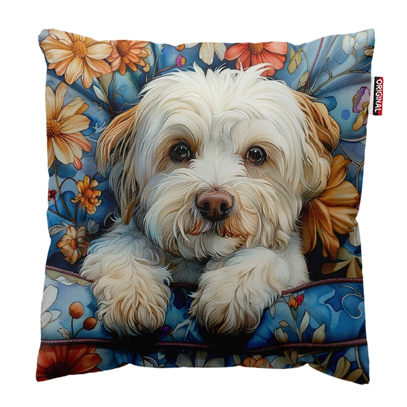 کوسن پاد آفرین مدل فانتزی طرح سگ کد PK402348 سایز 40*40 سانتی متر