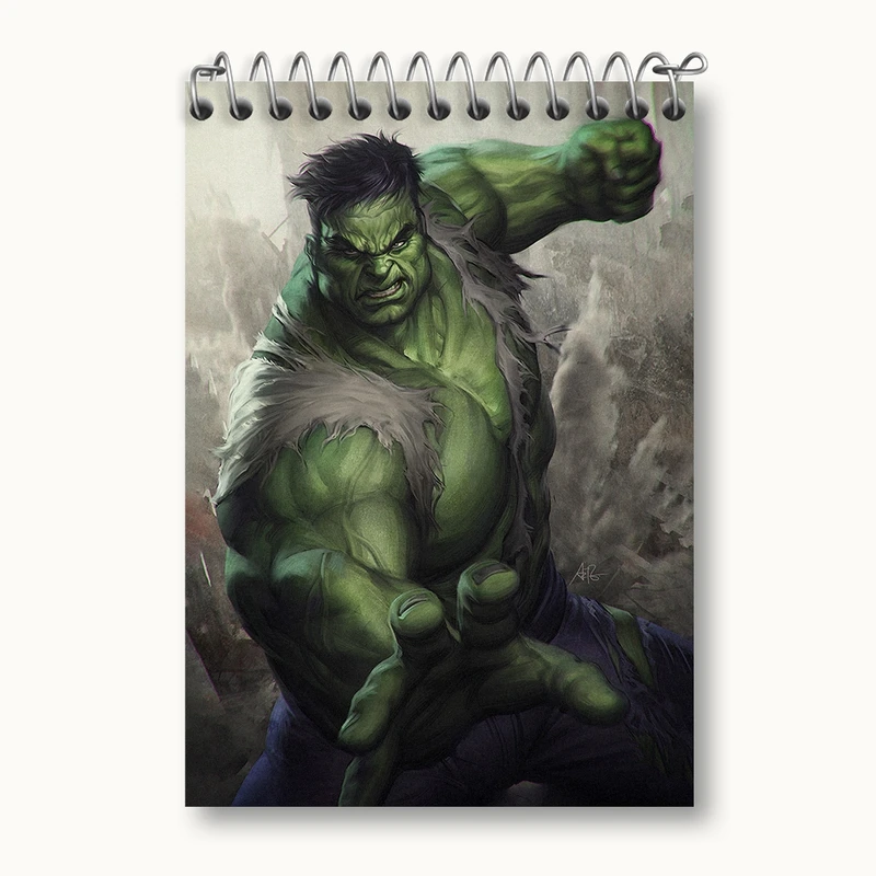 دفتر یادداشت 50 برگ خندالو مدل هالک کد N53