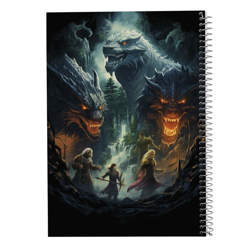 دفتر شطرنجی 50 برگ مدوپد مدل Vindland Saga کد DF3142