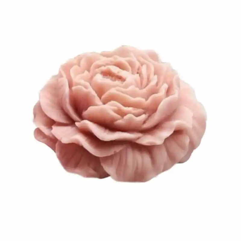 شمع دست ساز مدل گل آلاله مجموعه دو عددی