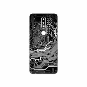 MAHOOT Black Printed Circuit Board Cover Sticker for Nokia 7.1