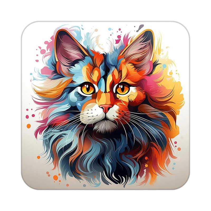 زیر لیوانی کاکتی طرح شیر مدل mp22936