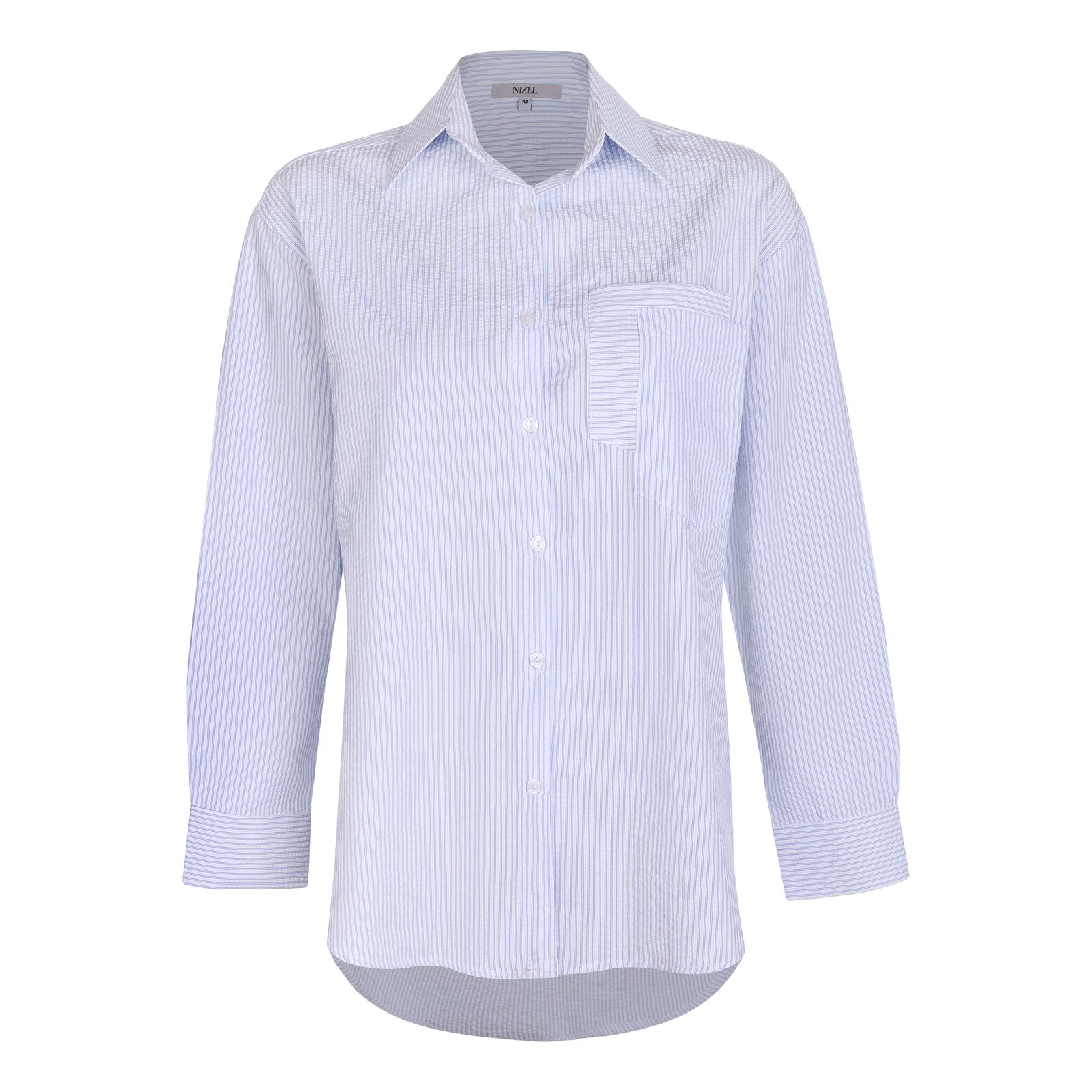 تونیک آستین بلند زنانه نیزل مدل 1248 رنگ آبی -  - 2