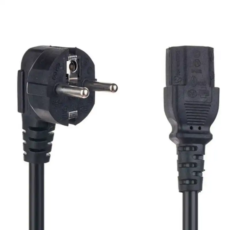 کابل برق سه پین منبع تغذیه کامپیوتر مدل TUR 16A power طول 1.5 متر