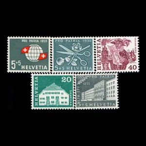 تمبر یادگاری مدل خارجی مجموعه 5  عددی