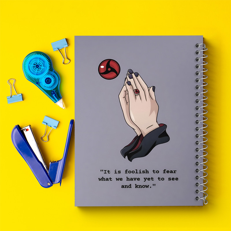 دفتر نقاشی 50 برگ خندالو طرح انیمه ناروتو (Naruto) کد N3607