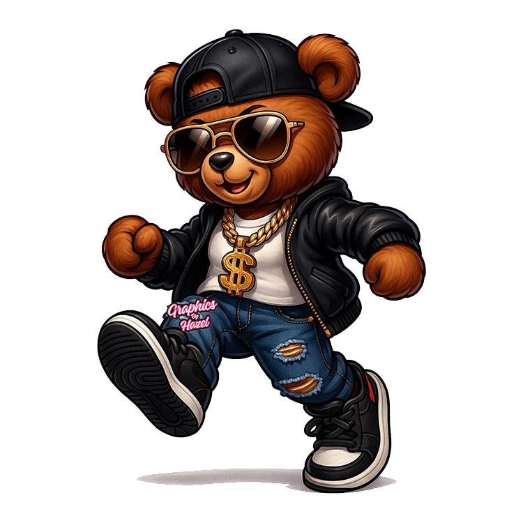 استیکر پارچه و لباس پاد آفرین مدل تدی کد 2235