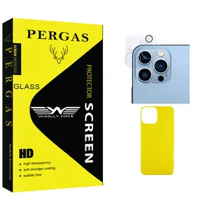 Waily Nice Pergas Glass FLL Back Protector For Apple iPhone 12 ProMax With Camera Lens Protector