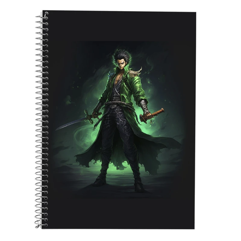 دفتر زبان 50 برگ مدوپد مدل Demon Slayer کد DF10553