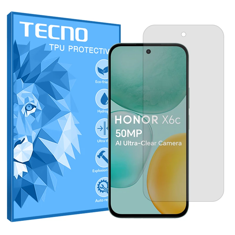 محافظ صفحه نمایش شفاف تکنو مدل Resistant مناسب برای گوشی موبایل آنر X6c