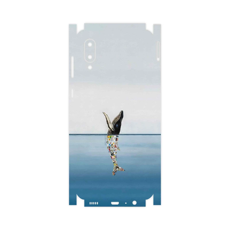 برچسب پوششی ماهوت مدل Collage of Sea Trash-FullSkin مناسب برای گوشی موبایل سامسونگ Galaxy A02