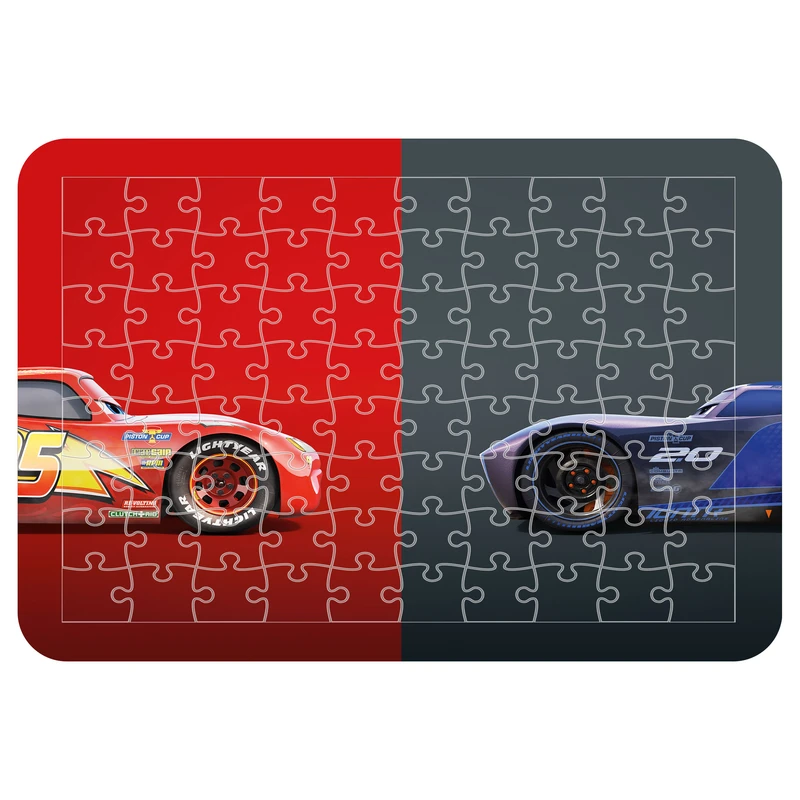 پازل 54 تکه اطلس آبی طرح کارتون ماشین مک کویین مدل P1257