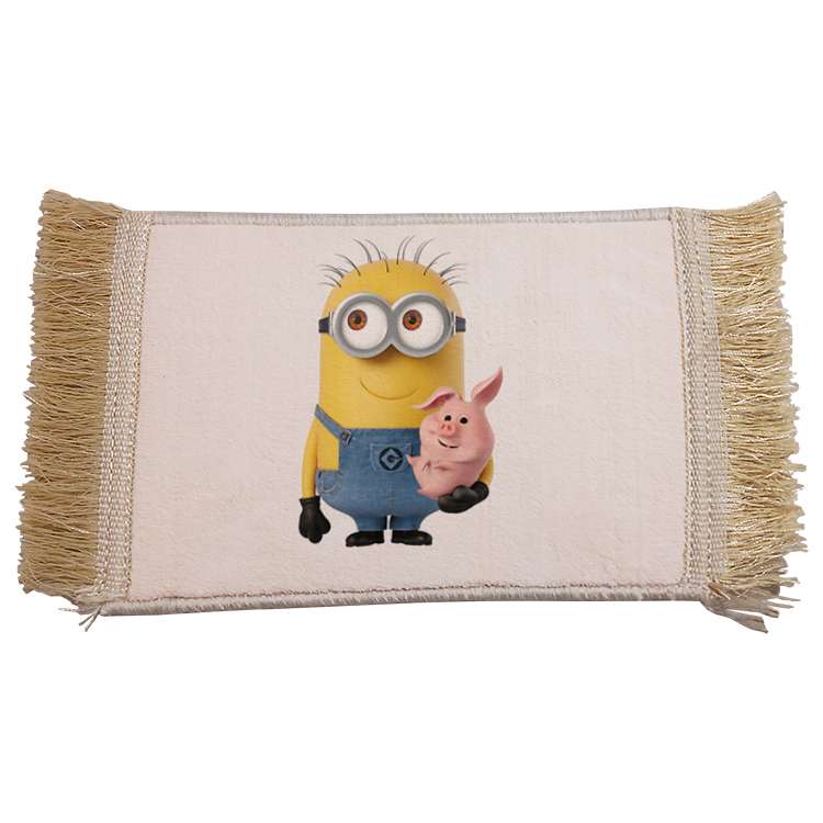 فرش ماشینی دیوارکوب مدل مینیون کد 63