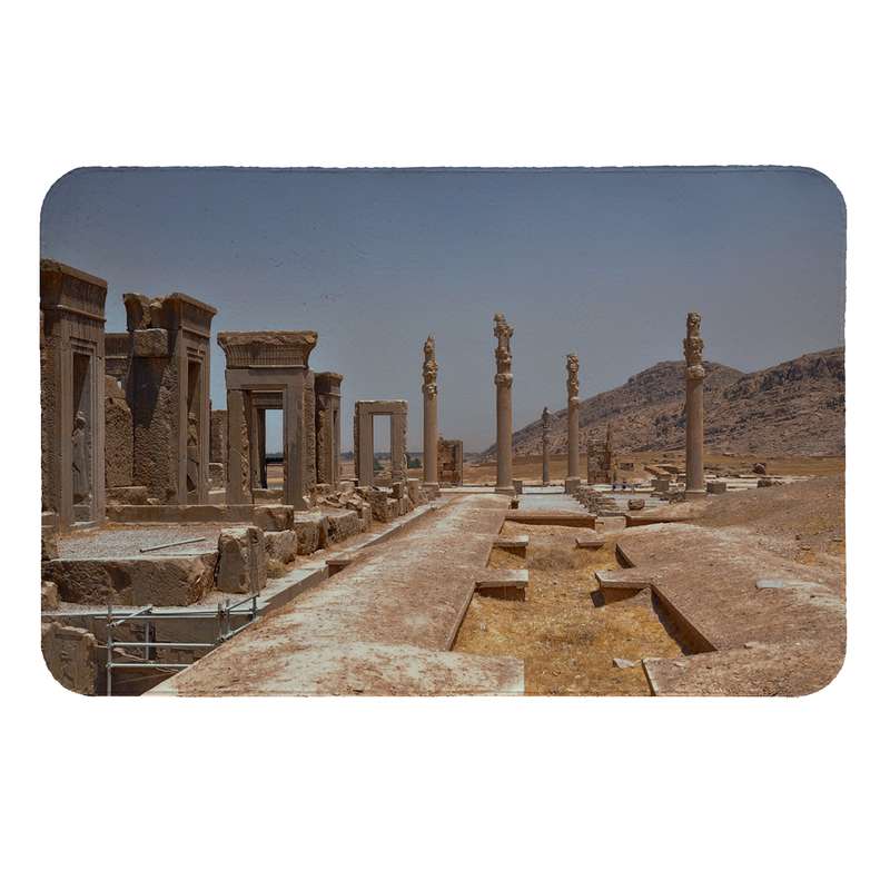 پادری  طرح تخت جمشید کد 141سایز 60× 40 سانتی متر