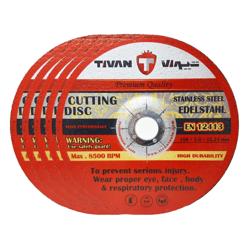 صفحه برش آهن تیوان مدل AT - 0180x3 مجموعه پنج عددی 