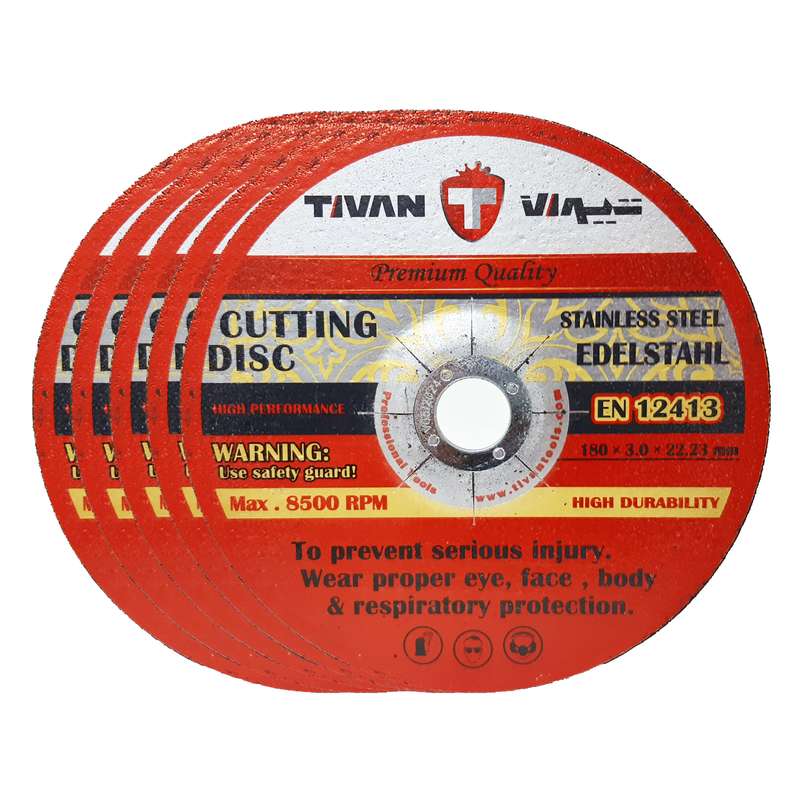 صفحه برش آهن تیوان مدل AT - 0180x3 مجموعه پنج عددی 