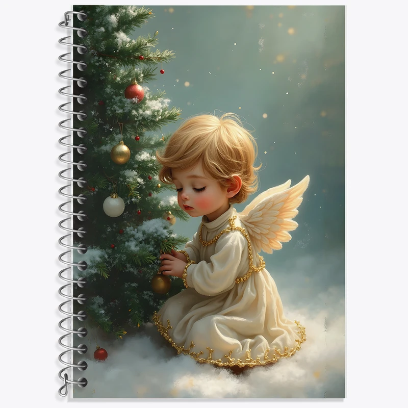 دفتر لغت 50 برگ خندالو طرح فرشته ی کیوت کد F8263