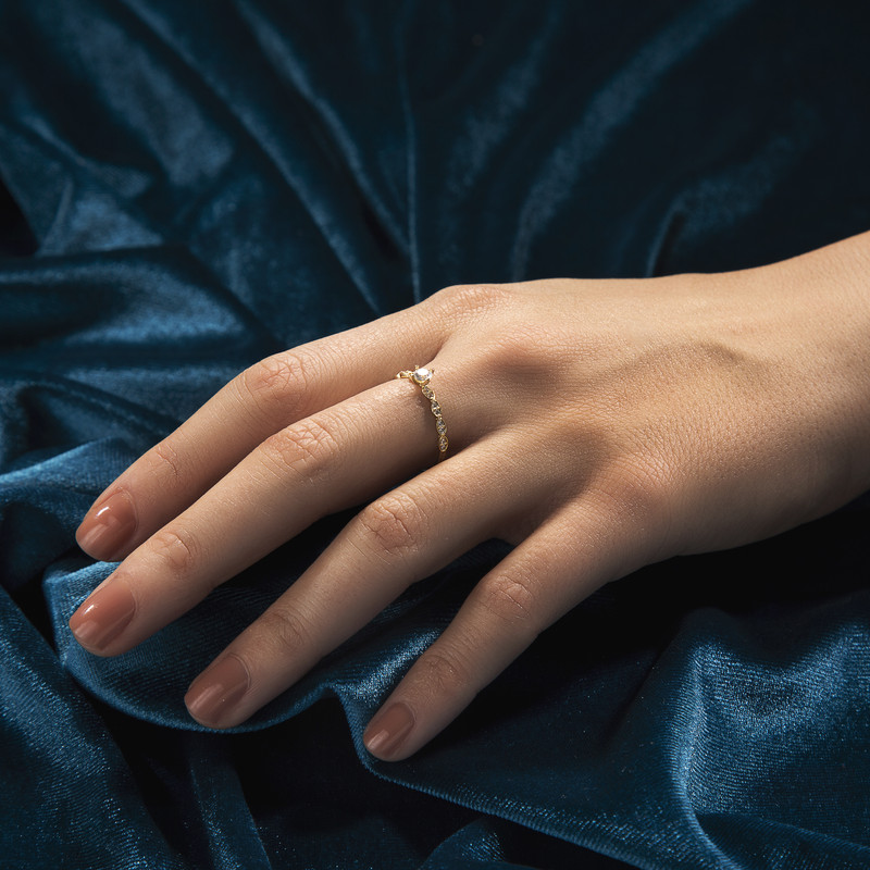 انگشتر طلا 18 عیار زنانه جواهری سون مدل 3361 انگشتر طلا 18 عیار زنانه جواهری سون مدل 3361