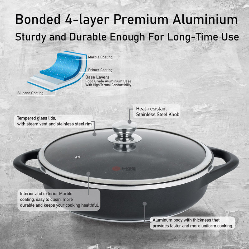 تابه ام جی اس کد 800176 سایز 32