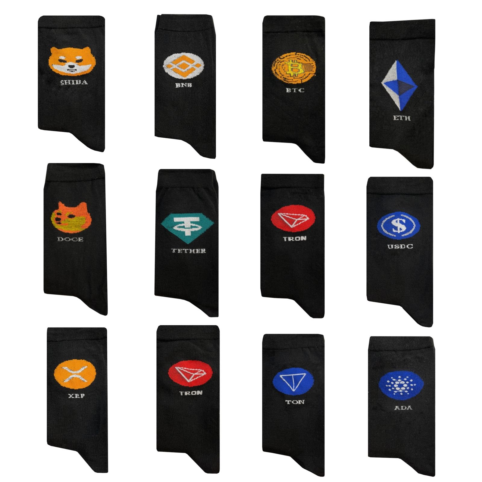 جوراب مردانه هورا مهر مدل HS-Lcrypto مجموعه ۱۲ عددی -  - 1